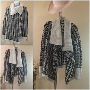 Ann Taylor Alpaca Wool Herringbone Sweater